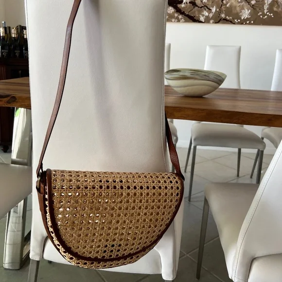 BEMBIEN Sienna Rattan Luna Bag - Picture 3 of 9